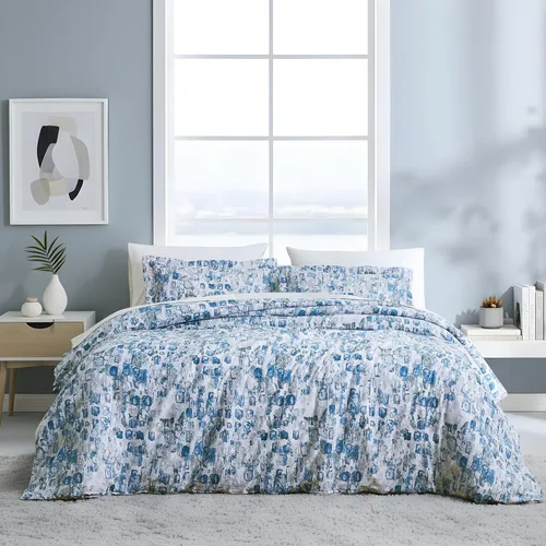 Southshore Fine Living, Inc. Juego de funda de edredón extra grande California King/King – Calidad de hotel, fácil de cuidar, ropa de cama Rhythm