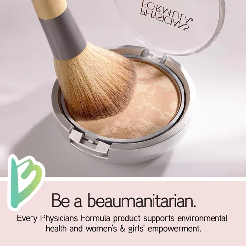 Miniatura 6 de Physicians Formula Mineral Wear Polvo facial sin talco, maquillaje mineral de cobertura ligera para pieles sensibles - Buff Beige