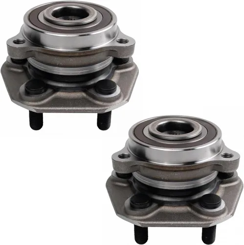 Miniatura 3 de TRQ Juego de 2 rodamientos de rueda delantera y conjunto de cubo compatible con Tesla 3 2020 Y 2018-2019 para Tesla 3 2020 Tesla Y AWD 2018-2019