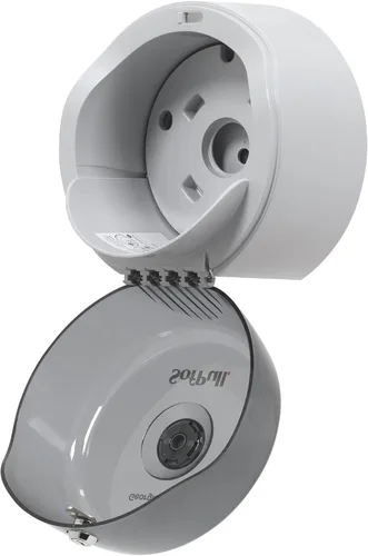 Miniatura 5 de Despachador de pañuelos Georgia-Pacific SofPull con alta capacidad de mini humo, para el cuarto de baño, Humo, 1