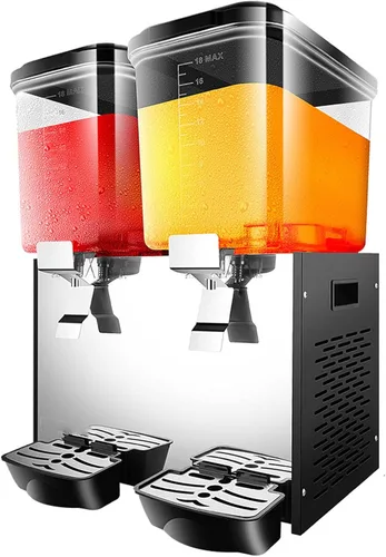 Tipo de agitación comercial de acero inoxidable Máquina de granizado de hielo caliente y frío 20/40L Máquina de jugo de mezcla de acero inoxidable