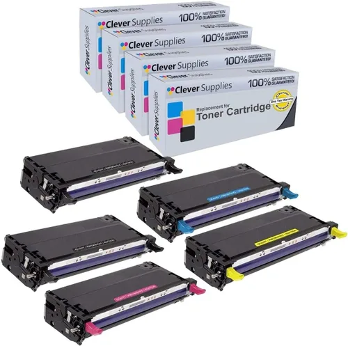 Miniatura 259 de CS compatible Xerox Phaser 6510/WorkCentre 6515 (106r03480) 2 cartuchos de tóner negro para Phaser 6510, WorkCentre 6515 2 negro