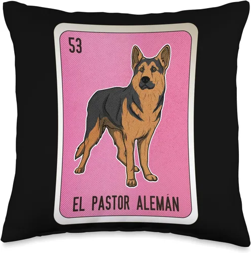 Miniatura 4 de El Pastor Aleman Mexican Slang Chicano Bingo Cards Throw Pillow