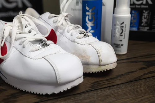 Miniatura 6 de Shoe MGK Blanqueador de tenis - Pintura de retoque para zapatos y suela para restaurar zapatillas de deporte, cuero y zapatos de tenis