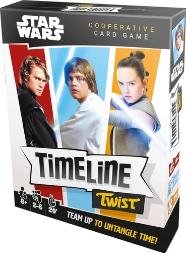 Miniatura 3 de Timeline Twist Star Wars Edition - ¡Organiza escenas icónicas de películas! Juego de trivia cooperativo, divertido juego familiar para niños