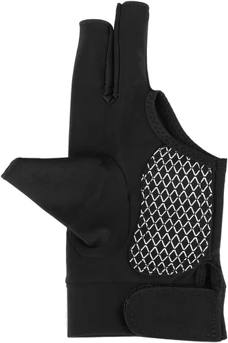 Miniatura 8 de Tbest Guantes de billar para mano izquierda, guantes de piscina, para mano derecha, 8 bolas de billar, 4 colores para adultos, 3 dedos, para billar
