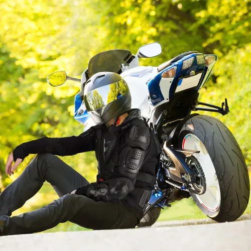 Miniatura 7 de Gute - Chaqueta protectora de motocicleta con armadura completa, chaqueta protectora de motocross, armadura protectora, equipo deportivo