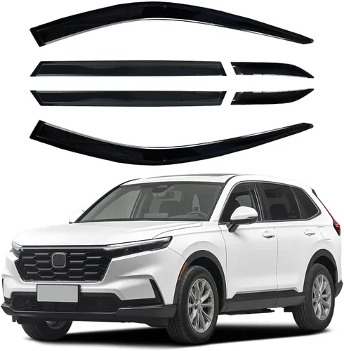 Miniatura 14 de Juego de 6 viseras de ventana para Toyota RAV4 2013 2014 2015 2016 2017 2018 Safe Rain Out-Channel Guard deflector