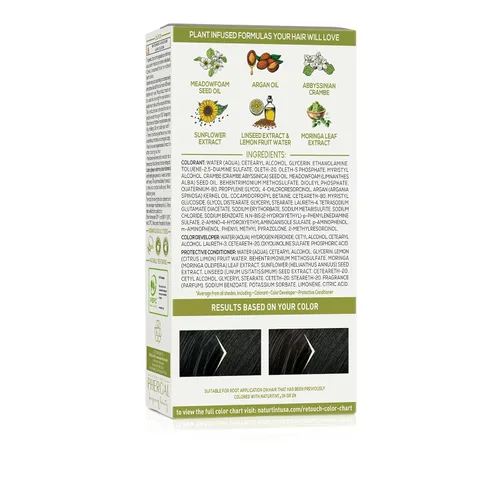 Miniatura 5 de Naturtint Black Root Retouch Crème - Tinte permanente para el cabello, sin amoníaco, gris oculto, sin aroma artificial, 1.52 onzas líquidas Negro
