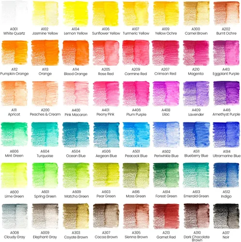 Miniatura 2 de Arteza - Lápices de acuarela, 48 lápices de dibujo coloreados para artistas, lápices de acuarela en caja de metal, suministros de arte