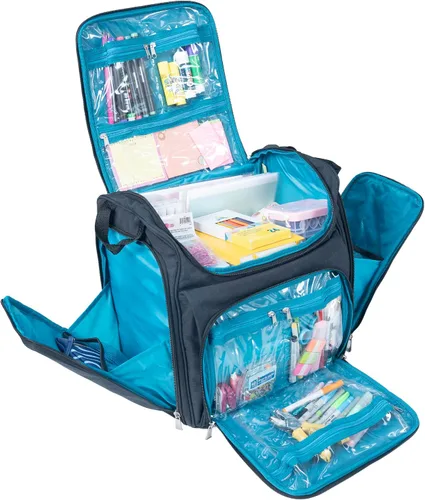 Miniatura 5 de Handy Sandy Crafter's - Organizador de bolsas de mano, bolsa de almacenamiento para suministros de manualidades y soporte para álbumes de recortes