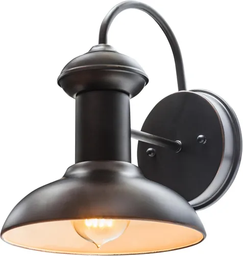 Miniatura 7 de Globe Electric Lunes, 1 lámpara de pared para exteriores e interiores, aplique de pared, 40190, 60.0watts, 110.0 volts