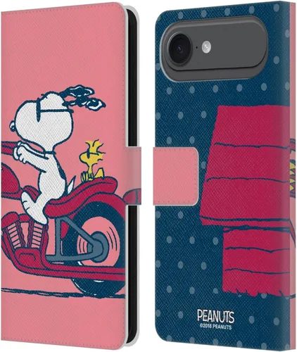 Miniatura 137 de Head Case Designs Funda de piel con licencia oficial de Peanuts Snoopy & Woodstock Balloon Halfs and Laughs para Apple iPhone 7/8/SE 2020 y 2022