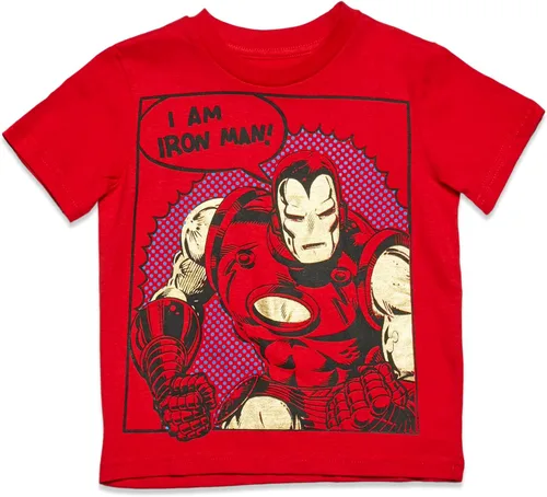 Miniatura 5 de Marvel 4 Pack Athletic T-Shirts Toddler to Big Kid Sizes (2T - 18-20)