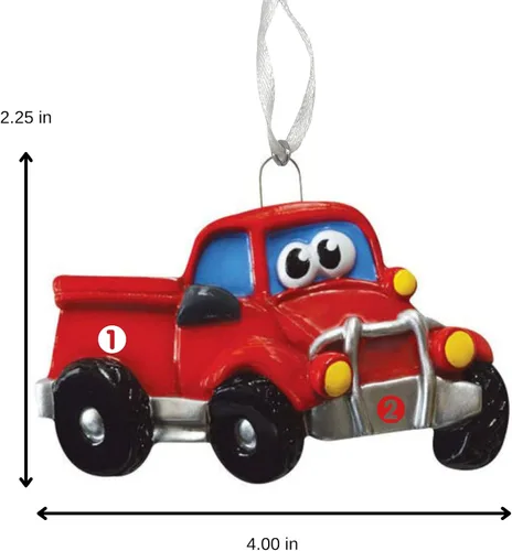 Miniatura 4 de Adorno personalizado 2024 para camioneta, juguetes para árbol de Navidad, decoración artesanal personalizada para niños