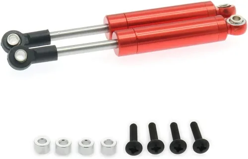 Miniatura 3 de Paquete de 4 amortiguadores de amortiguadores internos de 3.622 in para camión oruga 1/10 HSP HPI AXIAL Tamiya LOSI RC piezas mejoradas de metal