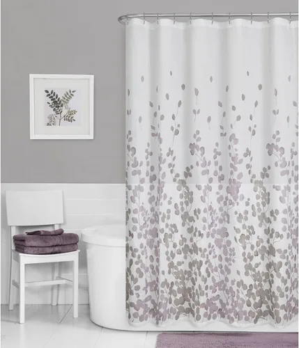 Miniatura 2 de MAYTEX Clementine Cortina para ducha, de tela Morado