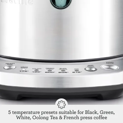 Miniatura 5 de Breville BKE720BSS Temp Select Hervidor de Agua Caliente, 57 oz, Acero Inoxidable Cepillado