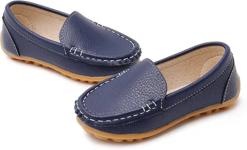 Miniatura 4 de RVROVIC Mocasines planos Oxford de piel sintética para niños y niñas (niño pequeñoniño pequeño)