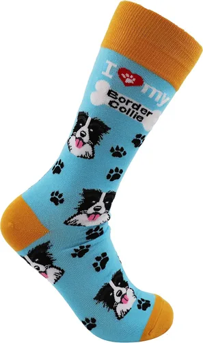 Miniatura 4 de Sock Society I Love Dogs - Calcetines divertidos unisex para hombres y mujeres diseño casual paquete de 3