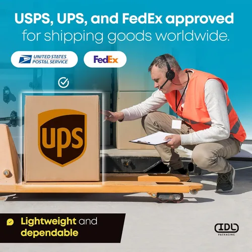 Miniatura 5 de IDL Packaging Paquete de 5 cajas de envío altas de 8 x 8 x 48 pulgadas, extra resistentes de 200 libras frente a caja regular, cajas de mudanza