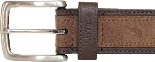 Miniatura 3 de Nautica Cinturón de cuero superpuesto casual para hombre