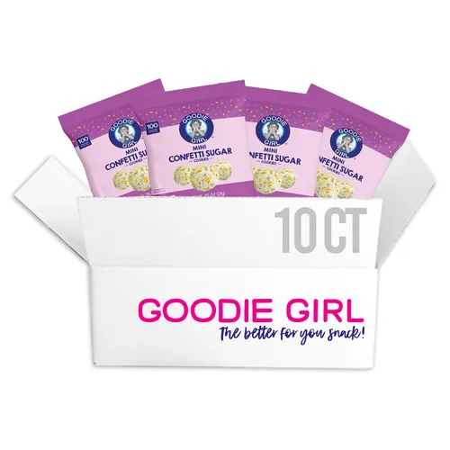 Miniatura 7 de Goodie Girl - Mini galletas de azúcar morena, galletas sin gluten para niños, paquetes de 100 calorías, sin maní, envueltas individualmente