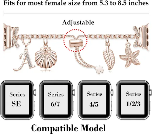 Miniatura 3 de Correa brillante compatible con correas de reloj de 1.496 pulgadas, 1.575 pulgadas, 1.614 pulgadas, 1.654 pulgadas, 1.732 pulgadas, 1.772 pulgadas