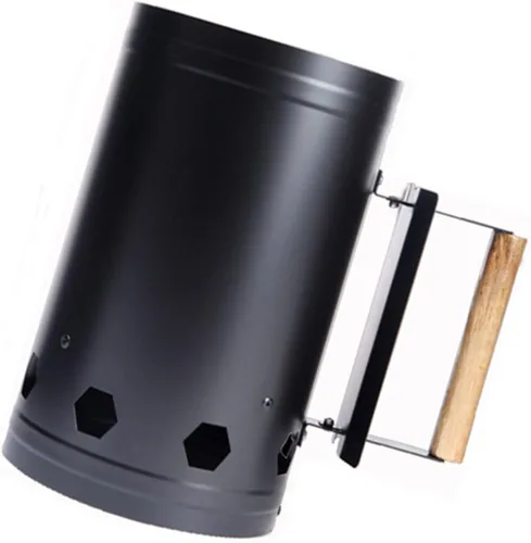 Miniatura 9 de Arrancador de chimenea de acero inoxidable para cocinar al aire libre