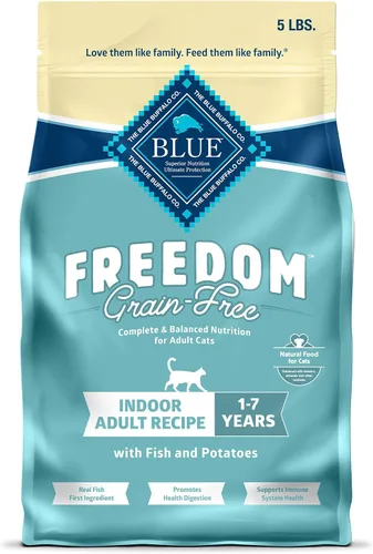 Miniatura 14 de Blue Buffalo Freedom - Alimento seco natural para gatos adultos, sin granos, para interiores, pollo, 5 libras