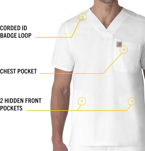 Miniatura 3 de Carhartt Camiseta con cuello en V Force para mujer y hombre