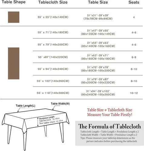 Miniatura 6 de Pahajim Mantel Rectangular a Rayas con Borlas, Mantel Grueso de Lino y Algodón para Picnic al Aire Libre, Comedor y Decoración de Cocina de Fiestas