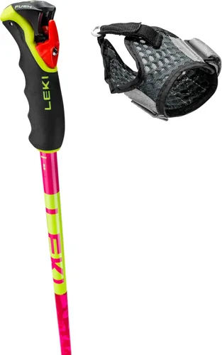 Miniatura 4 de LEKI Spitfire - Bastones de esquí de aluminio ligero 3D para esquí alpino Neonmagenta-Neonyellow-Berry