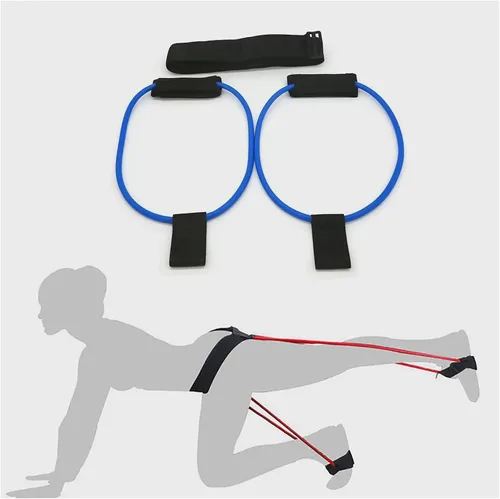 Miniatura 7 de Bandas de resistencia para glúteos con cinturón para entrenar a las mujeres, bandas de ejercicio para esculpir tus glúteos 20 lbs