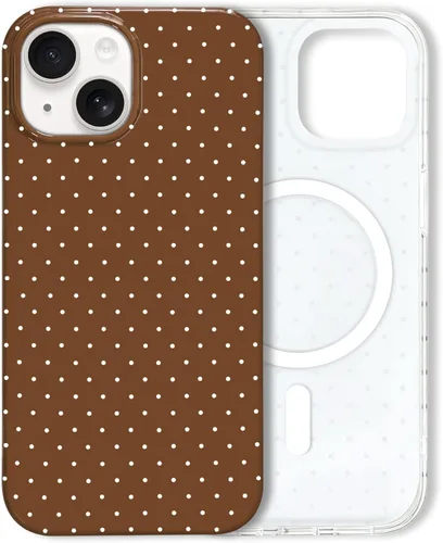 Miniatura 163 de Hython Funda para iPhone Air, diseño estético de lunares lindos, funda simple de 6.5 pulgadas, delgada, antiarañazos, parachoques de TPU suave, a