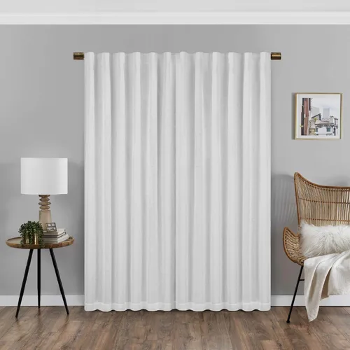 Miniatura 2 de ECLIPSE Absolute Zero Nora - Cortinas opacas con aislamiento térmico y bolsillo para cortinero, para dormitorio, panel individual, 50 x 108