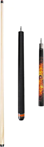Miniatura 4 de ASKA Jump Break Cue Stick JBC Bola de fuego, construcción de 3 piezas, taco de salto/rotura. Punta de 0.512 in, arce canadiense Hard Rock