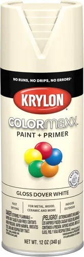 Miniatura 16 de Krylon K05599007 COLORmaxx Pintura en aerosol y base para uso en interiores y exteriores, color gris brillante para maquinaria, 12 onzas
