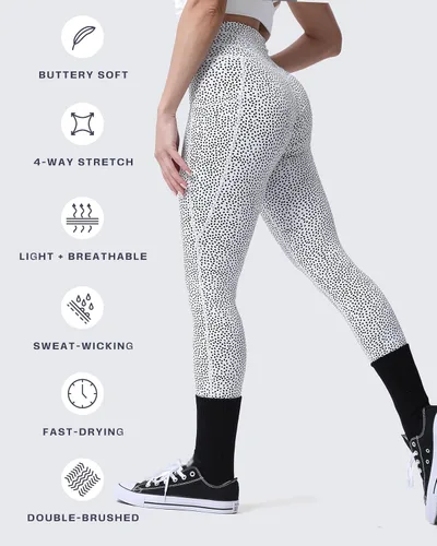 Miniatura 93 de Aoxjox Trinity - Pantalones de yoga de cintura alta con bolsillos para mujer, control de abdomen, cintura cruzada, leggings de entrenamiento suaves