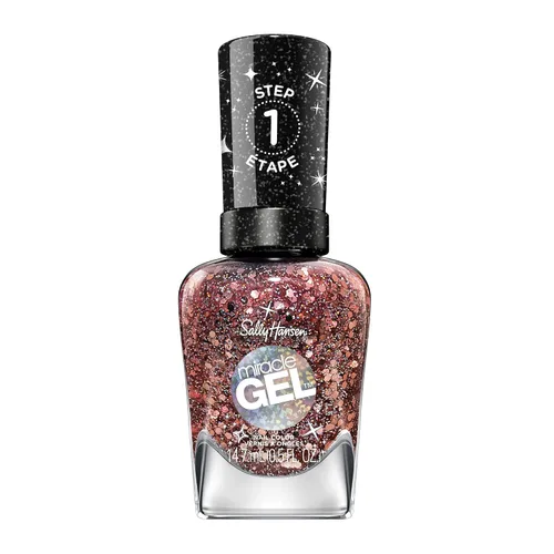 Miniatura 24 de Sally Hansen Miracle Gel Supercharged Pinks Esmalte de uñas Fórmula similar a gel de calidad de salón, sistema de dos pasos, no necesita luz UV