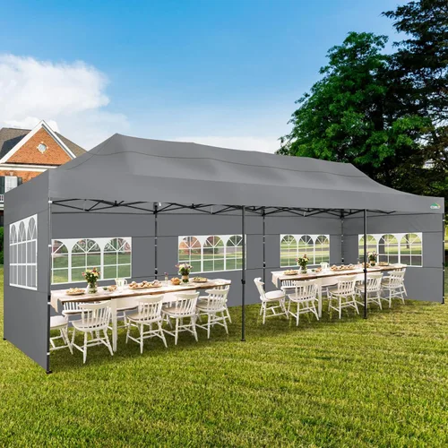 Miniatura 90 de COBIZI Tienda de campaña desplegable de 6.6 x 6.6 pies, toldo resistente, fácil de instalar, impermeable, para exteriores, fiestas, playa, jardín