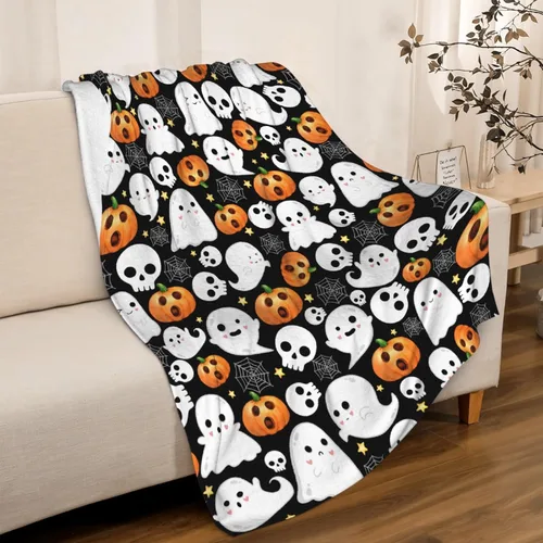 Miniatura 30 de Manta de murciélago de Halloween para bebé, regalo súper suave, manta acogedora para recién nacido, manta de recepción para bebé, manta para cuna