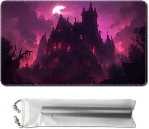 Miniatura 38 de MTG - Tapete de juego de 24 x 14 pulgadas, con parte trasera antideslizante, ideal para entusiastas de los juegos de cartas, tapete de juego TCG
