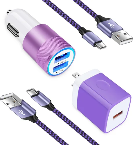 Miniatura 8 de Cargador rápido USB C para Moto Edge/G Power/Stylus/Razr/One 5G Ace/G100, Moto G10 G9 G8 G7 Power Plus Play, G6 X4 Z4 Z3 Z2 Z Play Force Droid Rosado