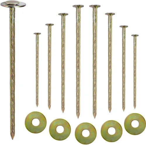 Miniatura 9 de Estacas de anclaje de paisaje de césped sintético, estacas de césped artificial, enfriamiento de alta temperatura utilizado para jardín, bordes