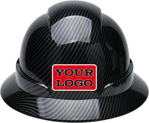 Miniatura 13 de Casco de trabajo de construcción personalizado Casco de seguridad con suspensión de trinquete de 6 puntos con ventilación negro (C-BLACK)