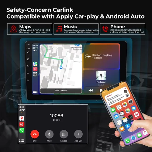 Miniatura 8 de Radio estéreo para BMW X3 E83 2004-2012 unidad principal con Carplay y Android Auto 8-Core 2+32G 9 pulgadas pantalla táctil