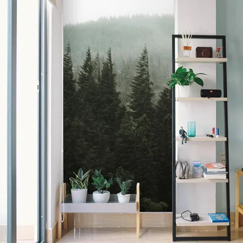 Miniatura 241 de SIGNFORD - Papel tapiz de diseño de bosque, removible para dormitorio o sala de estar, 100 x 144 pulgadas Bosque1-1911-m17