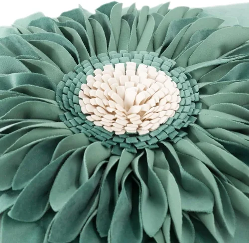 Miniatura 3 de OiseauVoler - Funda de cojín 3D con diseño de girasol, hecha a mano, fundas decorativas para sofá, decoración rústica de sala de estar, 18x18