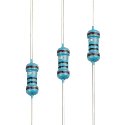 Miniatura 83 de 100pcs 1 ohm Resistor 1/4w (0.25 W) Resistencia fija de película metálica de tolerancia ±1%, múltiples valores de resistencia opcional